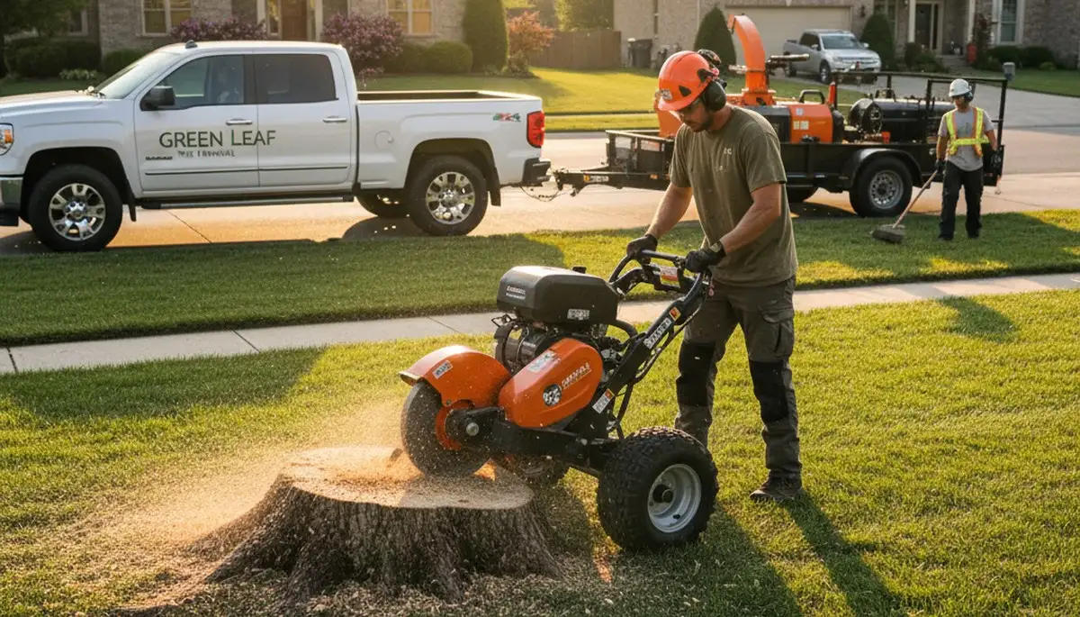 Professional stump removal service in Troy, MI with safe tree grinding by Chop Chop Tree experts