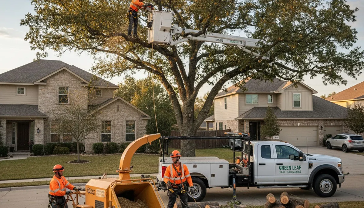 Professional tree removal service in Troy, MI safely cutting and clearing hazardous trees
