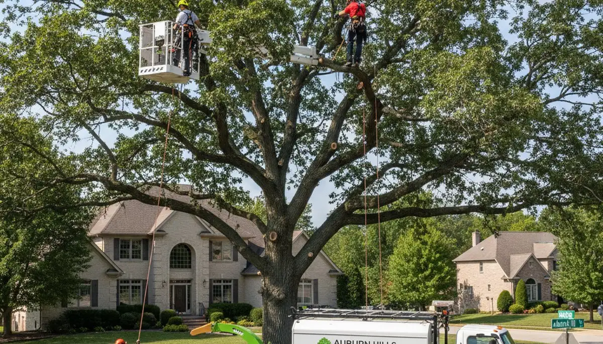 Professional tree removal service in Troy, MI by certified arborists at Tree Trimming Troy