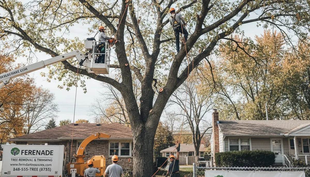 Professional tree removal service in Troy, MI by Tree Trimming Troy experts