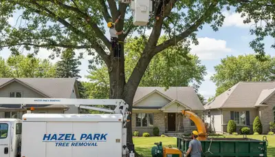 Professional tree removal service in Troy, MI by certified arborists at Tree Trimming Troy