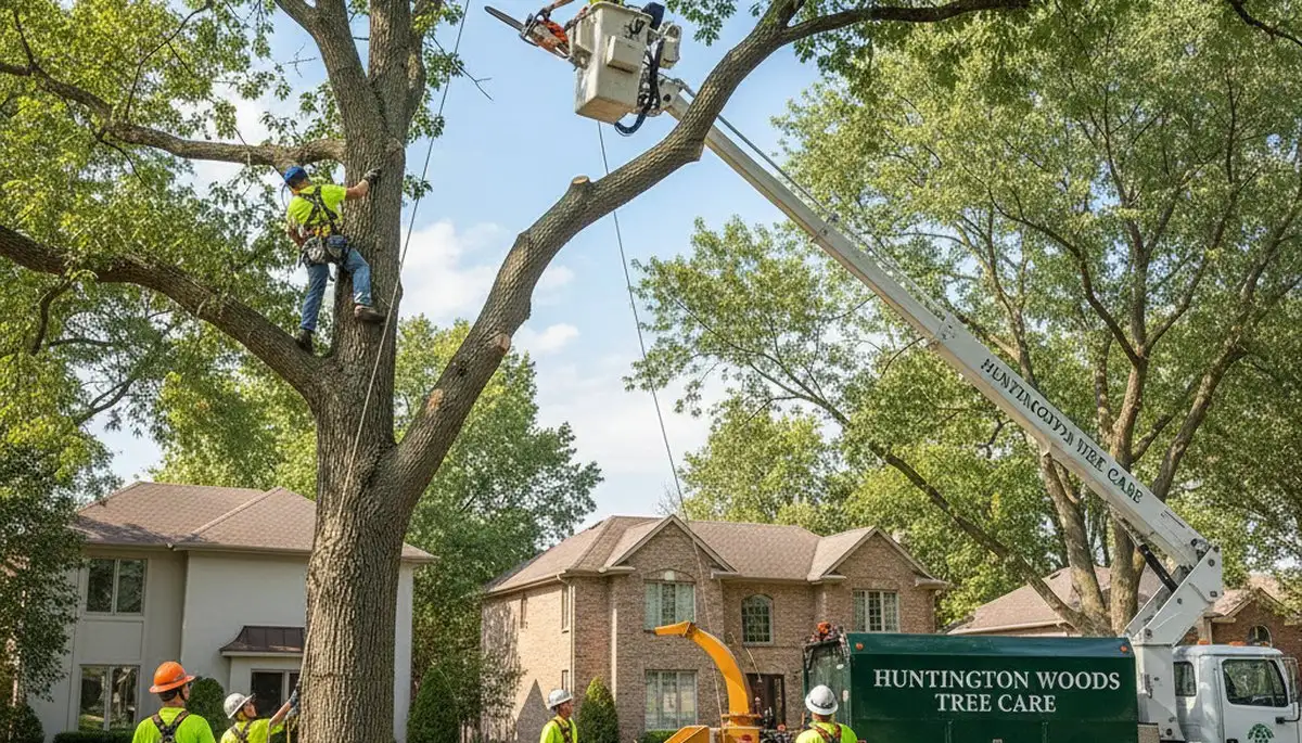 Professional tree removal service in Troy MI by certified arborists at Tree Trimming Troy