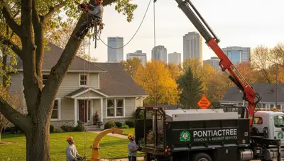 Professional tree removal service in Troy, MI by certified arborists at Tree Trimming Troy