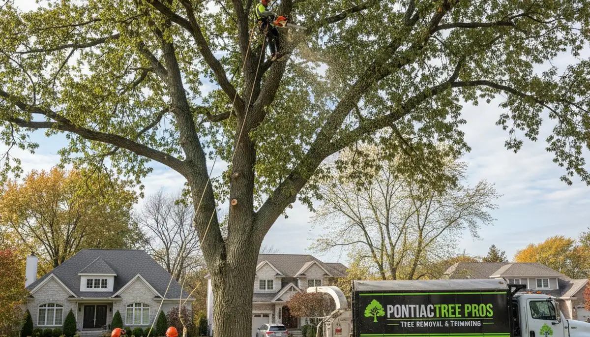 Professional tree removal service in Troy, MI by certified arborists at Tree Trimming Troy