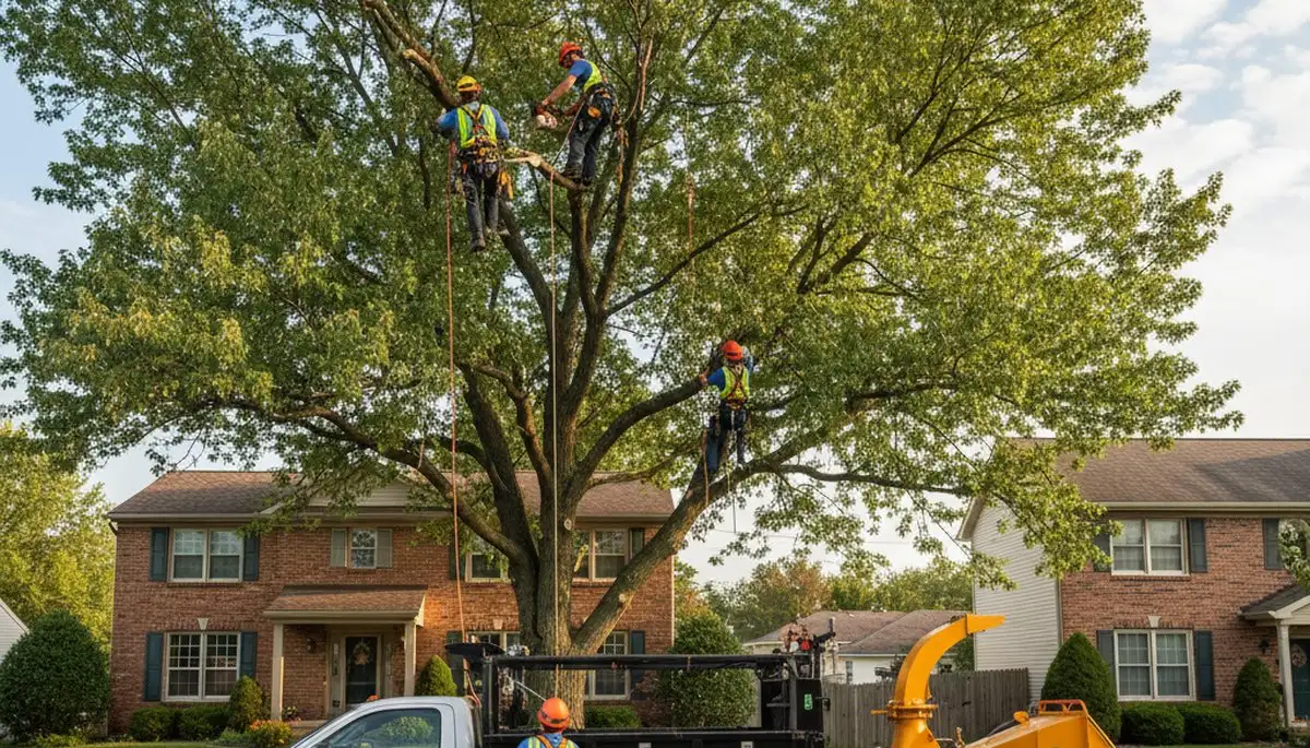 Professional tree removal service in Troy MI by certified arborists at Tree Trimming Troy