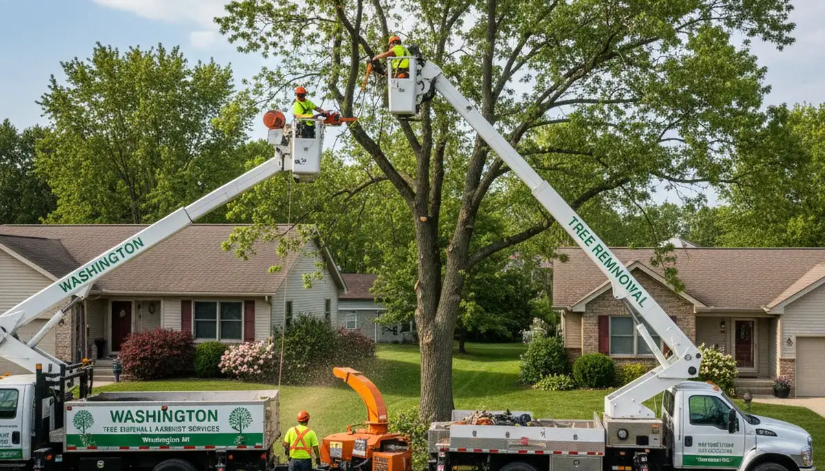 Professional tree removal service in Troy MI by certified arborists at Tree Trimming Troy